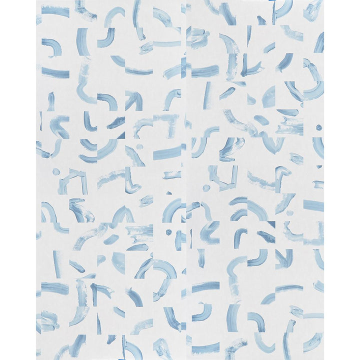 Sepiessa Sky 5009490 by Schumacher Wallpaper Caroline Z Hurley 100.0" - Fabric Carolina -