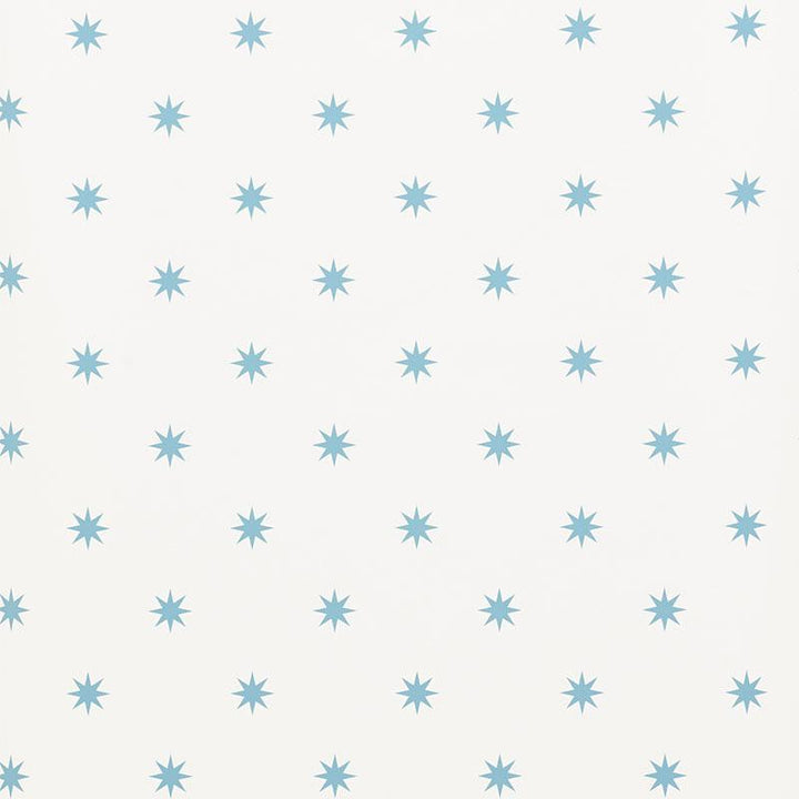 Stargaze Blue 5009601 by Schumacher Wallpaper New Traditional 5.5" - Fabric Carolina -