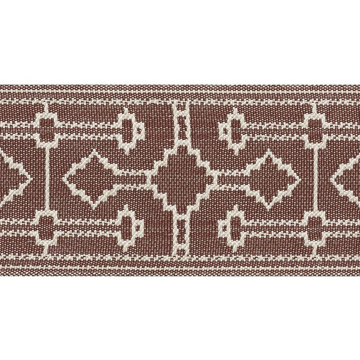 Filbert Tape Brown 75284 by Schumacher Designer Trim New Traditional 4.88" - Swanky Fabrics -
