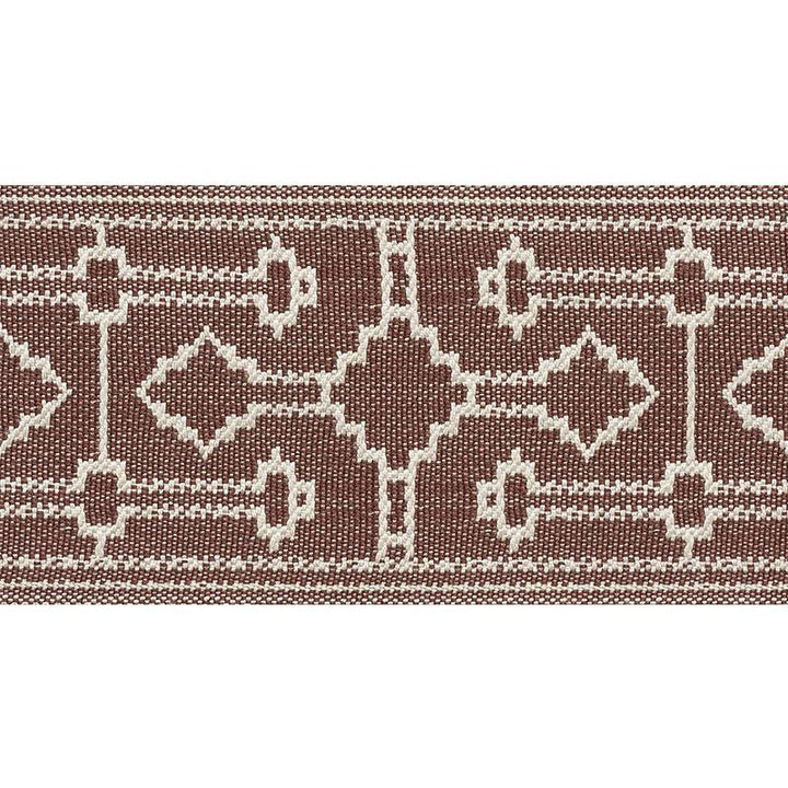 Filbert Tape Brown 75284 by Schumacher Trim New Traditional 4.88" - Fabric Carolina -