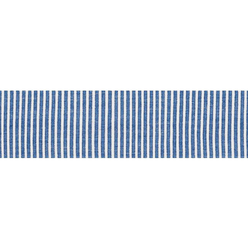 Knox Tape Indigo 75583 by Schumacher Designer Trim New Traditional - Swanky Fabrics -
