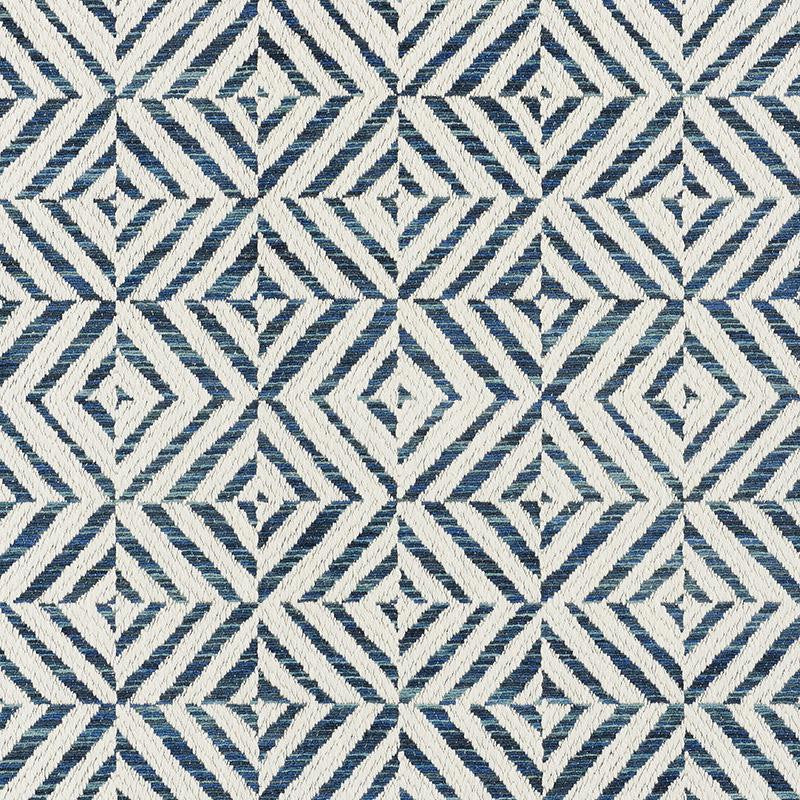 Jubilee Blue 72151 by Schumacher Fabric Essentials: Mid-Scale Upholstery Fabrics 2.38" - Fabric Carolina -