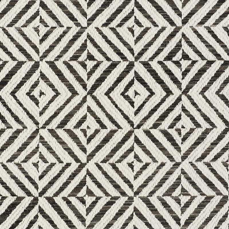 Jubilee Charcoal 72152 by Schumacher Fabric Essentials: Mid-Scale Upholstery Fabrics 2.38" - Fabric Carolina -
