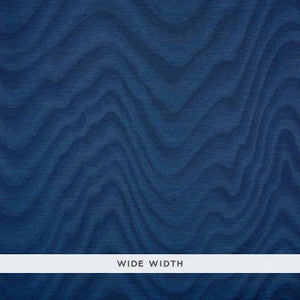 Claridge Indigo 5008450 by Schumacher Wallpaper