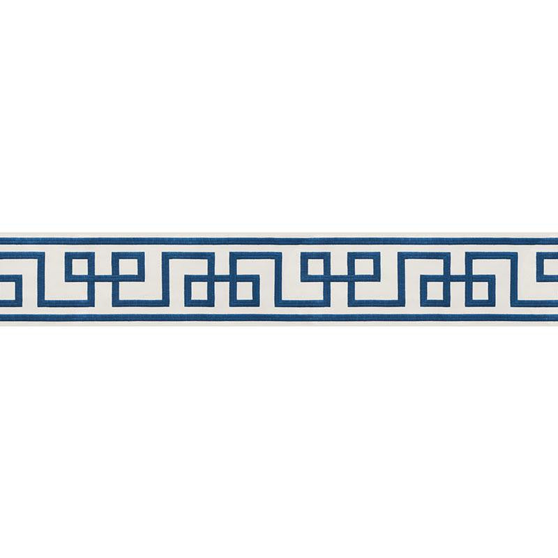 Octavius Tape Bleu 66165 by Schumacher Designer Trim Mary Mcdonald 15.0" - Swanky Fabrics -