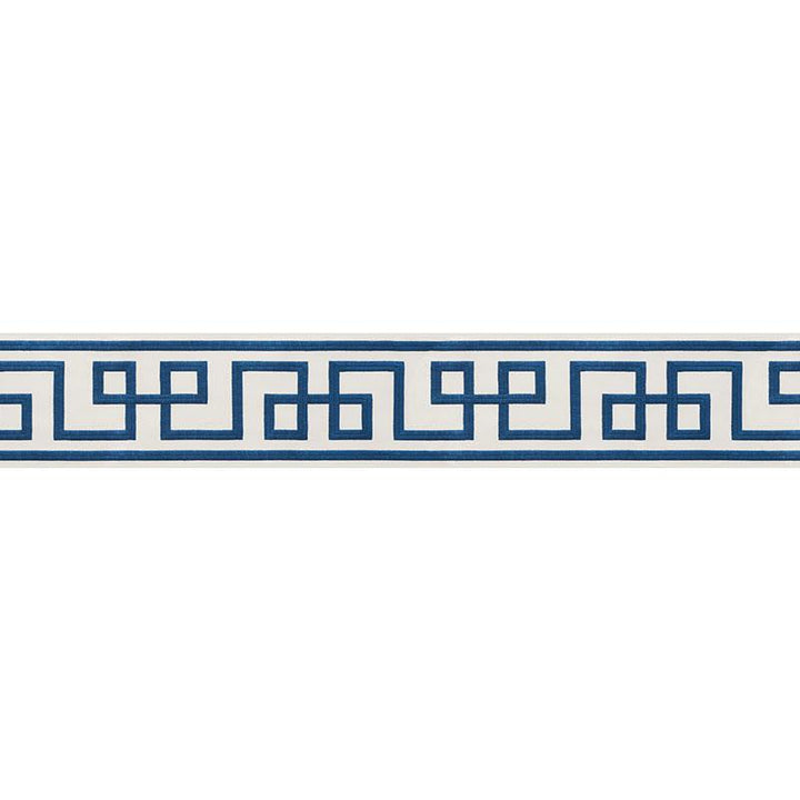Octavius Tape Bleu 66165 by Schumacher Designer Trim Mary Mcdonald 15.0" - Swanky Fabrics -