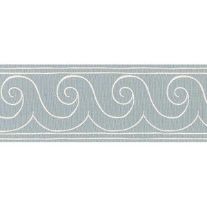 Greek Waves Sky 70751 by Schumacher Trim