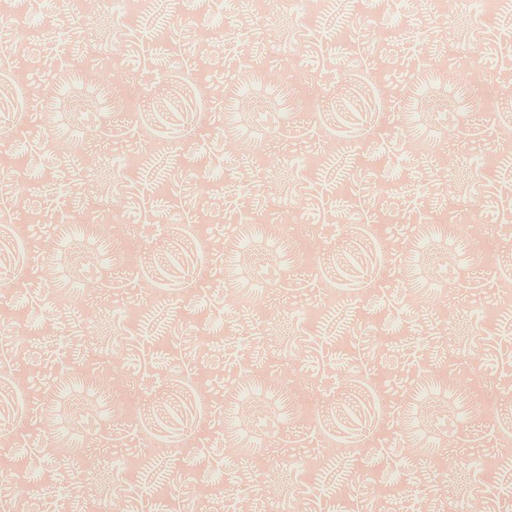 Pomegranate Print Petal 177693 by Schumacher Designer Fabric Chambray 11.25" - Swanky Fabrics -