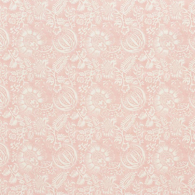 Pomegranate Print Petal 177693 by Schumacher Fabric Chambray 11.25" - Fabric Carolina -