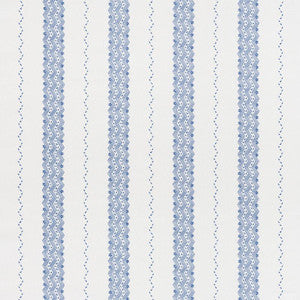 Nauset Stripe Indigo 177700 by Schumacher Fabric