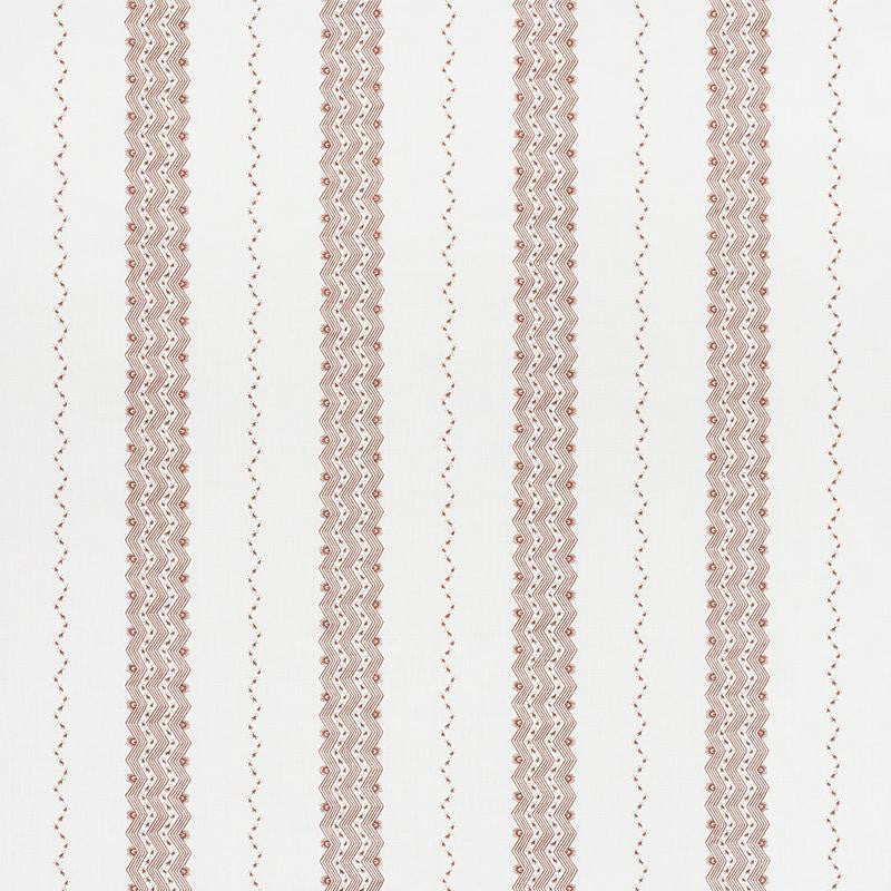Nauset Stripe Sienna 177703 by Schumacher Fabric Chambray 13.0" - Fabric Carolina -