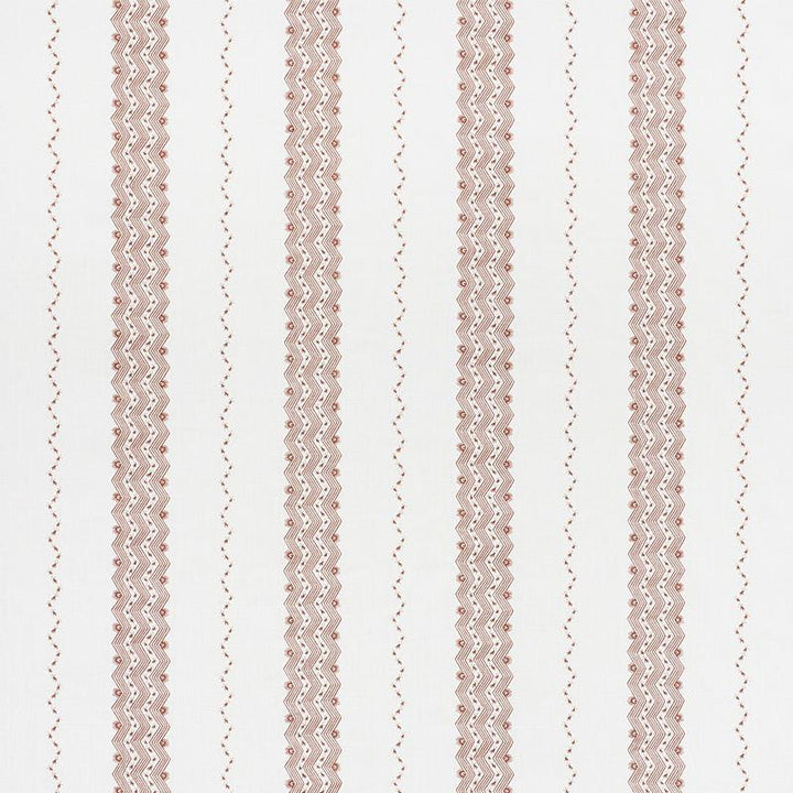 Nauset Stripe Sienna 177703 by Schumacher Fabric Chambray 13.0" - Fabric Carolina -