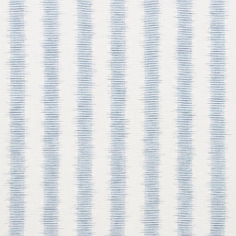 Attleboro Ikat Blues 177810 by Schumacher Designer Fabric Chambray 13.75" - Swanky Fabrics -