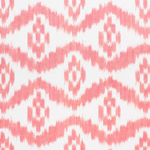 Madaket Ikat Rose 177822 by Schumacher Fabric