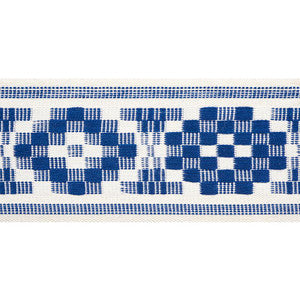 Maidstone Tape Blue 75310 by Schumacher Trim