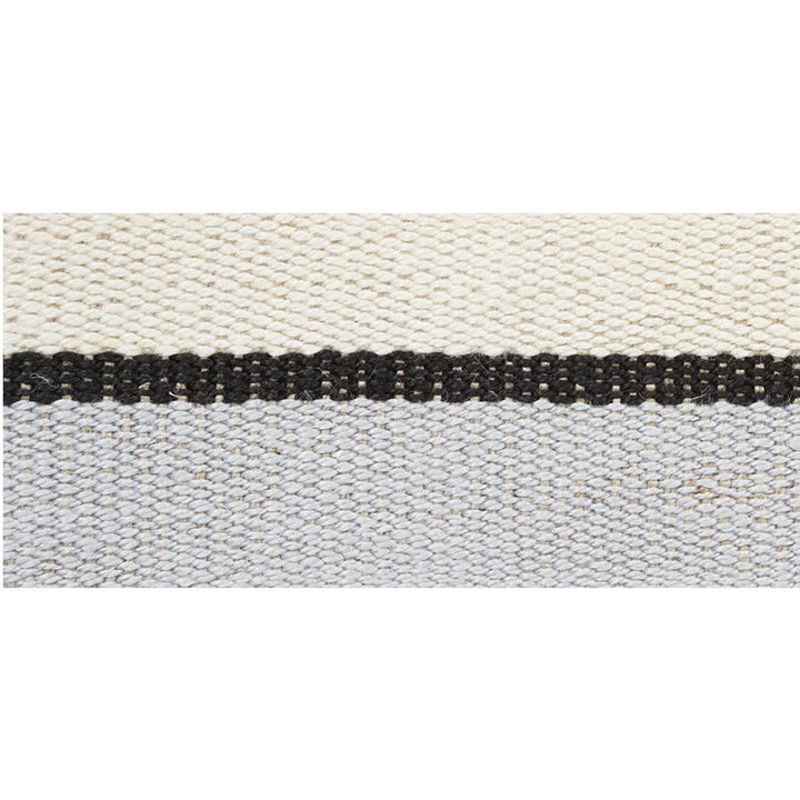 Ile Saint-Louis Medium Tape White Black & Silvery Blue 77010 by Schumacher Trim Stephanie Seal Brown - Fabric Carolina -