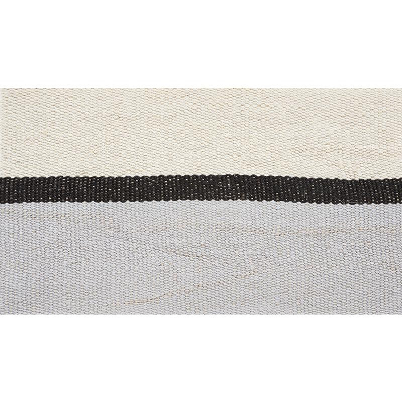 Ile Saint-Louis Wide Tape White Black & Silvery Blue 77020 by Schumacher Trim Stephanie Seal Brown - Fabric Carolina -