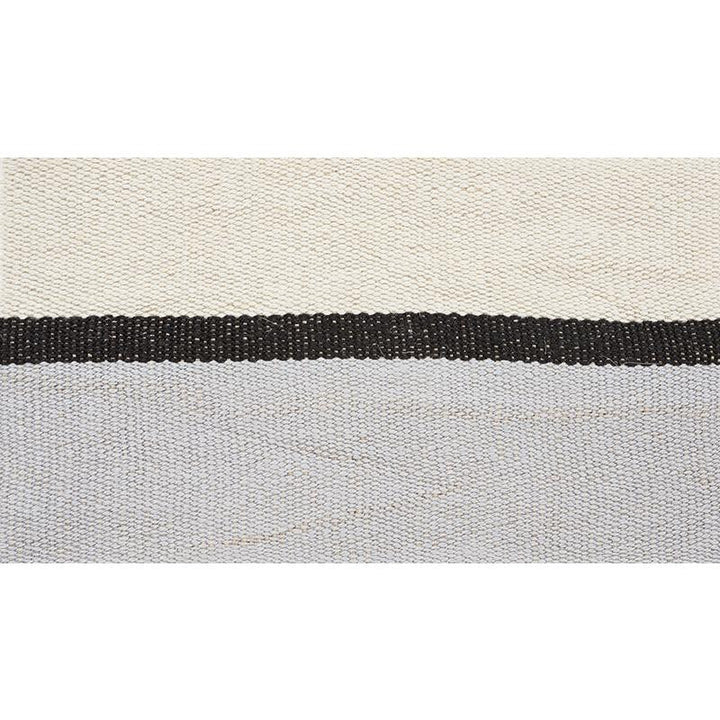 Ile Saint-Louis Wide Tape White Black & Silvery Blue 77020 by Schumacher Trim Stephanie Seal Brown - Fabric Carolina -
