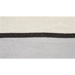 Ile Saint-Louis Wide Tape White Black & Silvery Blue 77020 by Schumacher Trim