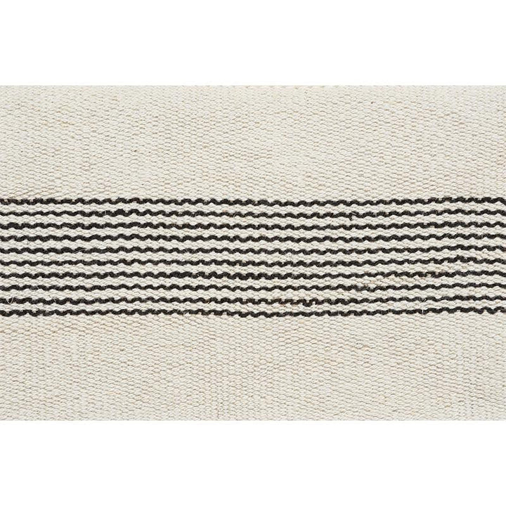 Agnes Wide Tape White & Black 77080 by Schumacher Designer Trim Stephanie Seal Brown - Swanky Fabrics -