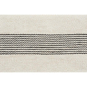 Agnes Wide Tape White & Black 77080 by Schumacher Trim