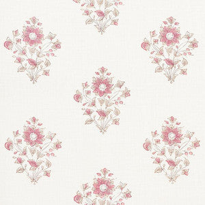 Beatrice Bouquet Pink 173763 by Schumacher Fabric