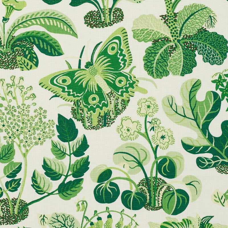 Exotic Butterfly Leaf 176185 by Schumacher Designer Fabric Good Vibrations 26.5" - Swanky Fabrics -