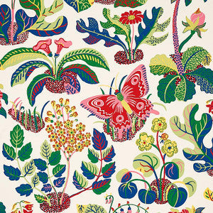 Exotic Butterfly Spring 5008424 by Schumacher Wallpaper