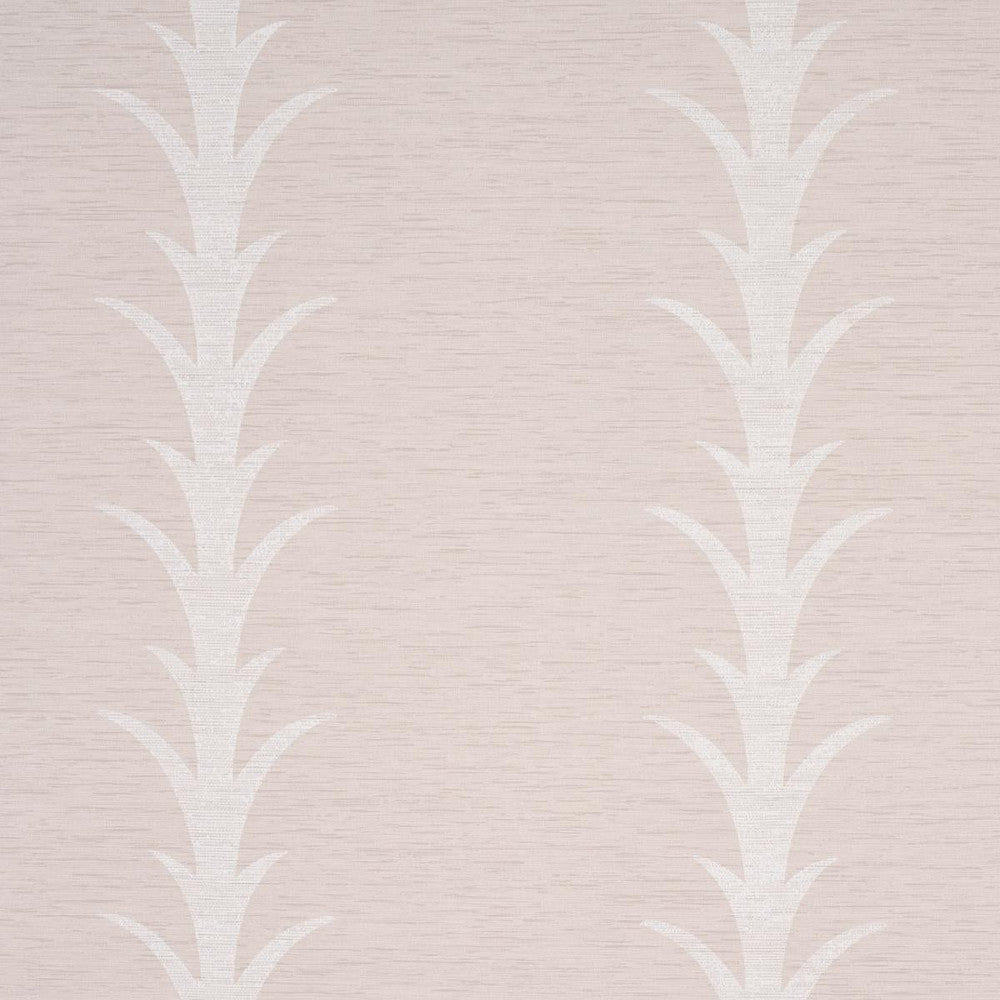 Acanthus Stripe Vinyl Limestone 5008590 by Schumacher Wallpaper Silver Lining Performance Wallcoverings 27.0" - Fabric Carolina -