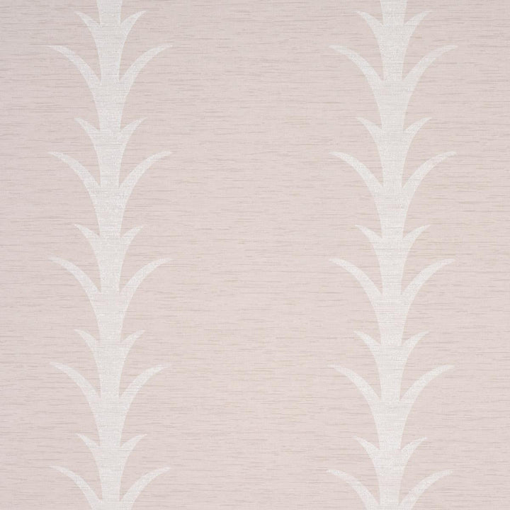 Acanthus Stripe Vinyl Limestone 5008590 by Schumacher Wallpaper Silver Lining Performance Wallcoverings 27.0" - Fabric Carolina -