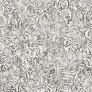 Feathers Zebra 5008610 by Schumacher Wallpaper