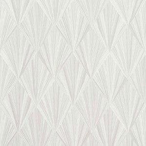 Marquetry Whitewash 5008630 by Schumacher Wallpaper