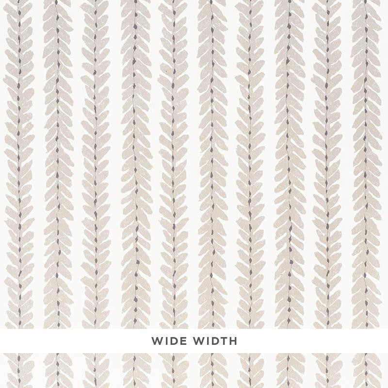 Woodperry Taupe 5008790 by Schumacher Wallpaper Veere Grenney 26.5" - Fabric Carolina -