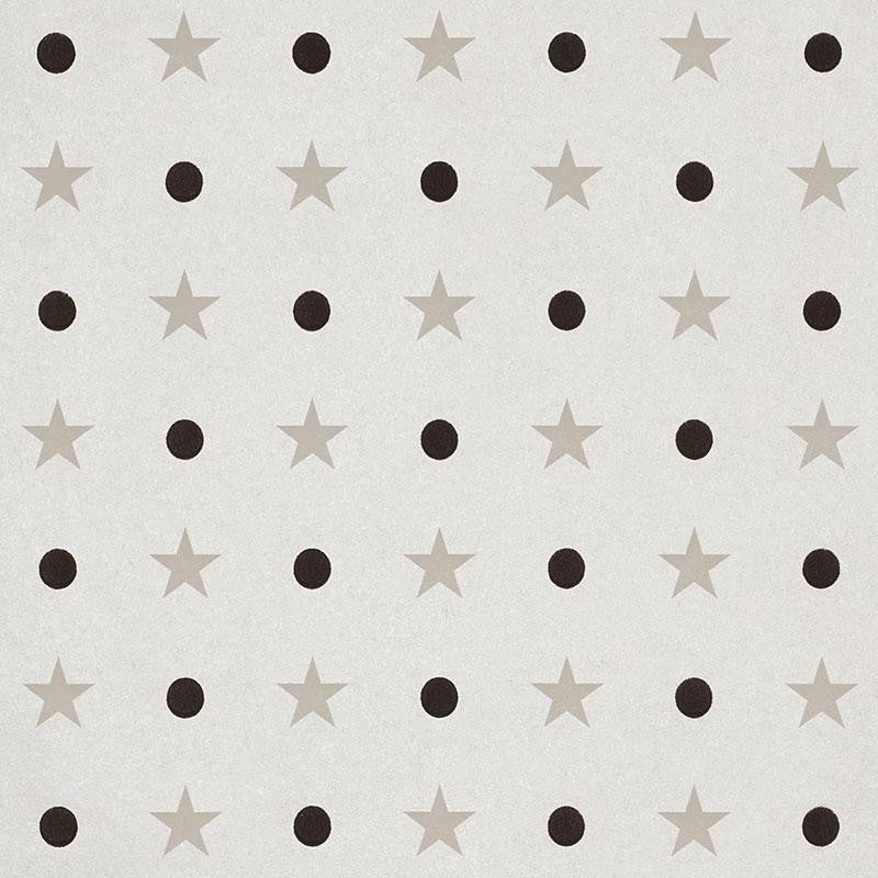 Etoiles Et Points Warm Silver 5008551 by Schumacher Wallpaper French Revolution 5.12" - Fabric Carolina -