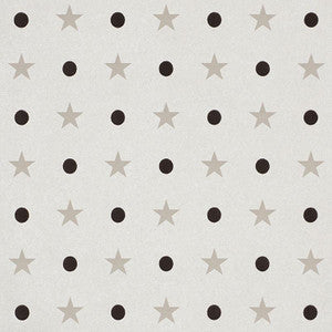 Etoiles Et Points Warm Silver 5008551 by Schumacher Wallpaper