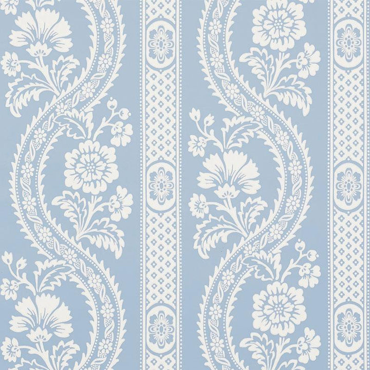Versailles Blue 5008772 by Schumacher Wallpaper French Revolution 27.0" - Fabric Carolina -