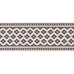 Cherie Tape Charcoal 72312 by Schumacher Trim
