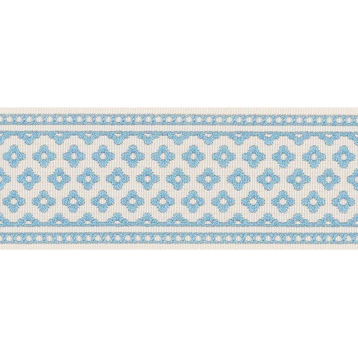 Cherie Tape Blue 72311 by Schumacher Designer Trim French Revolution - Swanky Fabrics -