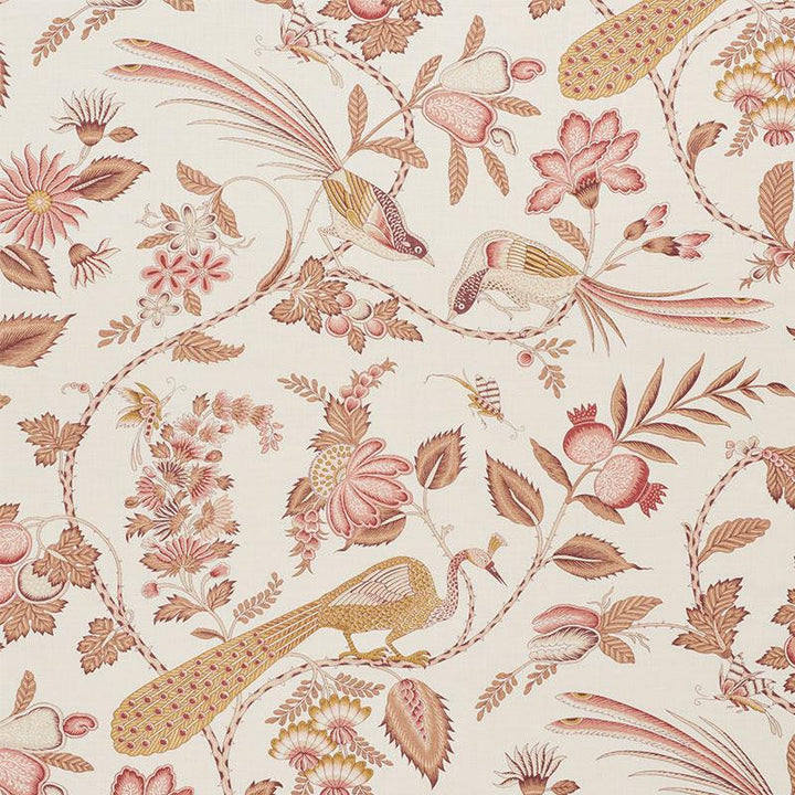 Campagne Rose & Ochre 175955 by Schumacher Designer Fabric Signature Schumacher 18.0" - Swanky Fabrics -