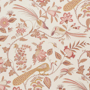 Campagne Rose & Ochre 175955 by Schumacher Fabric