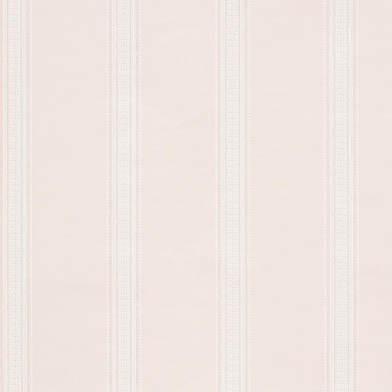Lorraine Stripe Blush 5004584 by Schumacher Wallpaper Simply Charming 6.75" - Fabric Carolina -