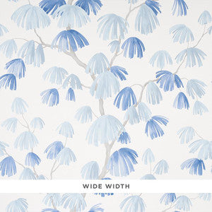 Weeping Pine Slate 5008331 by Schumacher Wallpaper