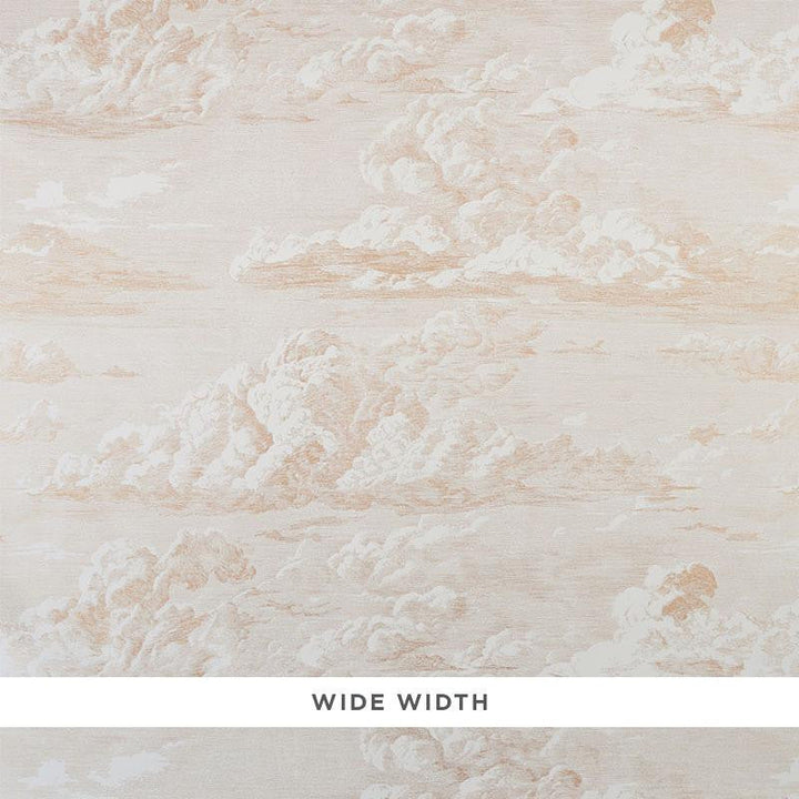 Cloud Toile Gold 5009130 by Schumacher Designer Wallpaper Modern Glamour 50.0" - Swanky Fabrics -