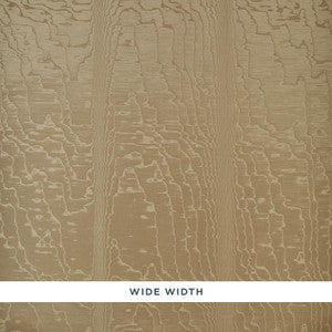 Moir Wallcovering Fawn 5009671 by Schumacher Wallpaper