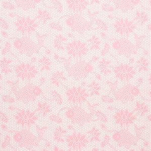 Lotus Batik Pink 5009752 by Schumacher Wallpaper