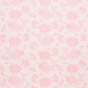 Lotus Batik Pink 5009752 by Schumacher Wallpaper