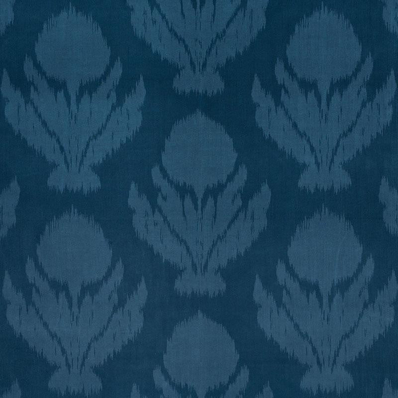 Agra Velvet Peacock 73990 by Schumacher Designer Fabric Ottoman Chic 21.75" - Swanky Fabrics -