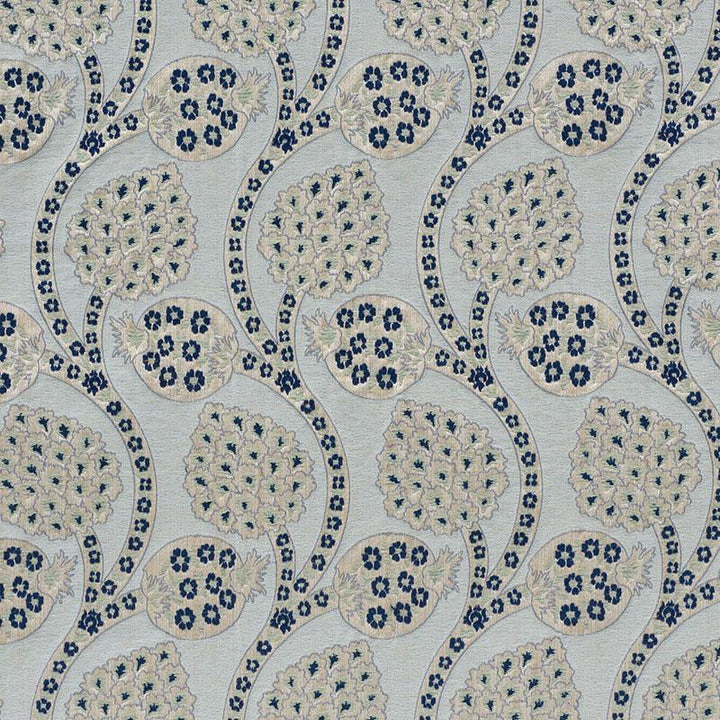 Persephone Celestial 72002 by Schumacher Designer Fabric Ottoman Chic 6.25" - Swanky Fabrics -