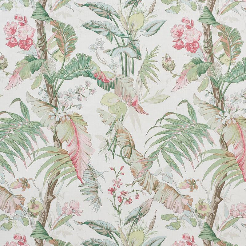 Tropique Blush 178130 by Schumacher Designer Fabric Schumacher Classics 27.5" - Swanky Fabrics -