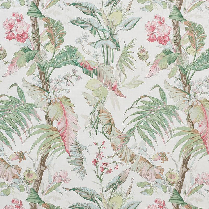 Tropique Blush 178130 by Schumacher Designer Fabric Schumacher Classics 27.5" - Swanky Fabrics -